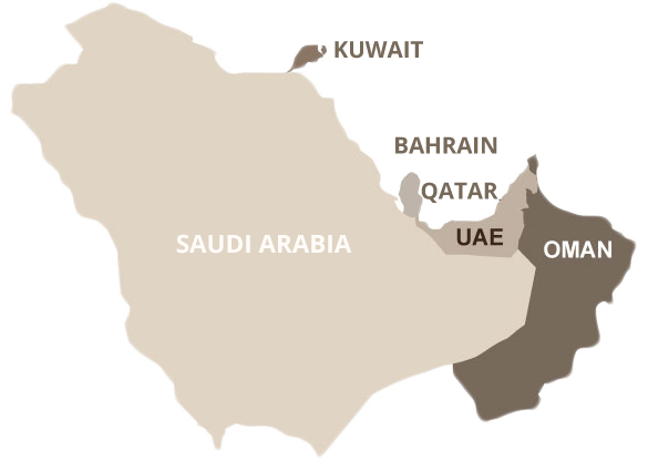 GCC Map